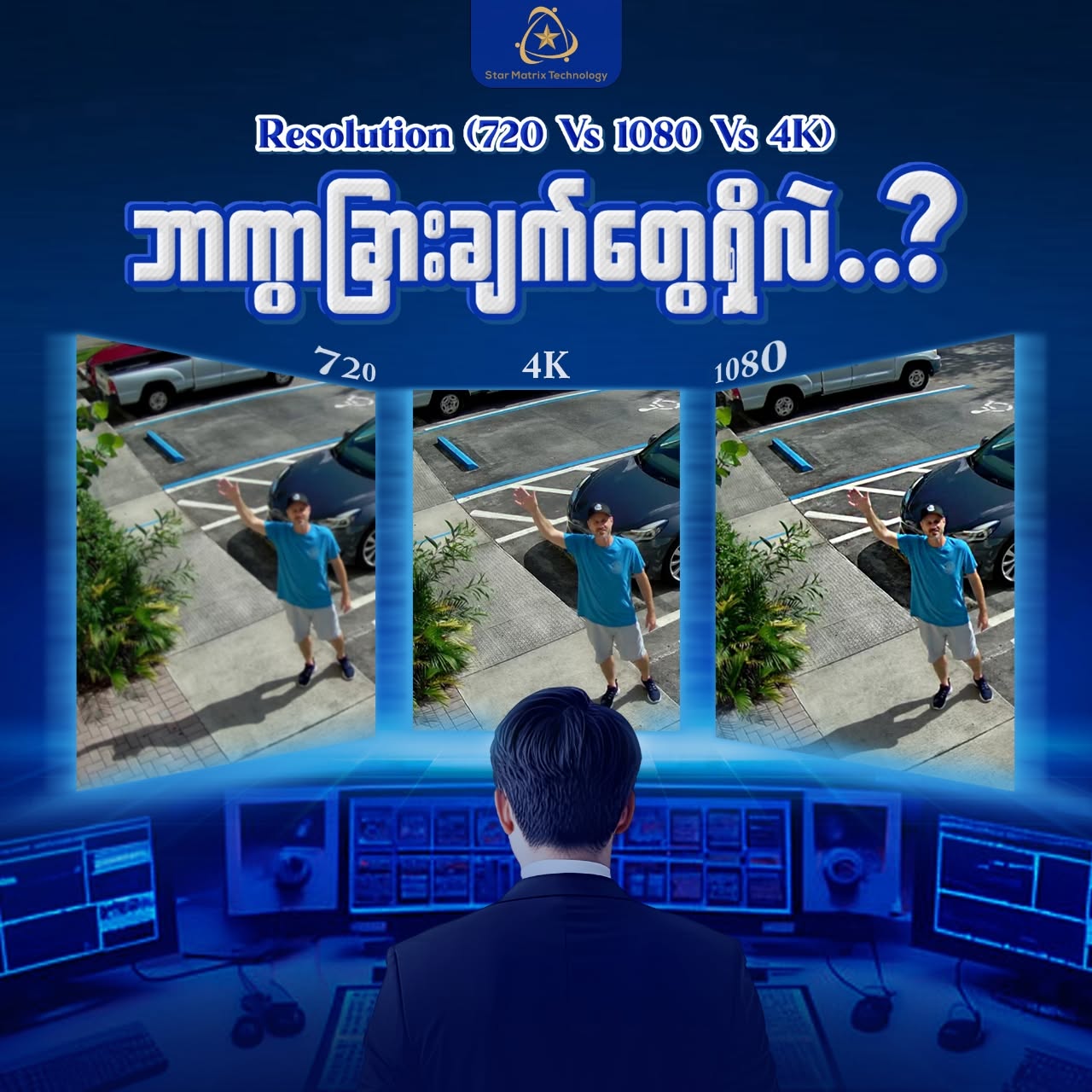 Resolution (720 vs 1080 vs 4K) ဘာကွာခြားချက်တွေရှိလဲ။
